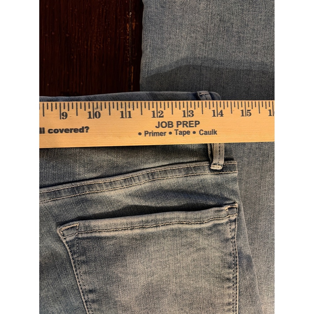FRAME Le One Crop Mini Boot Jeans Womens Size 2 Medium Wash Blue High Rise Flare - Picture 3 of 13